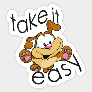 Take it easy Sticker